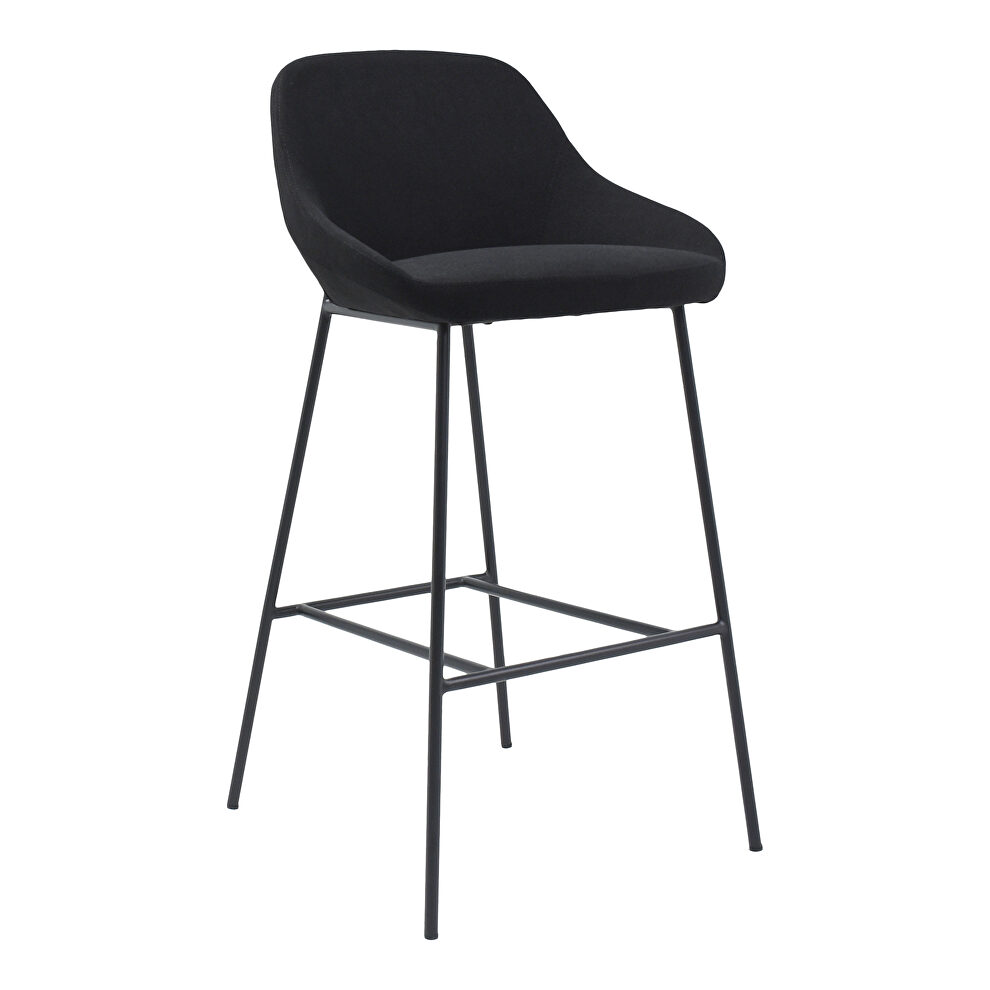 Contemporary barstool black by Moe's Home Collection