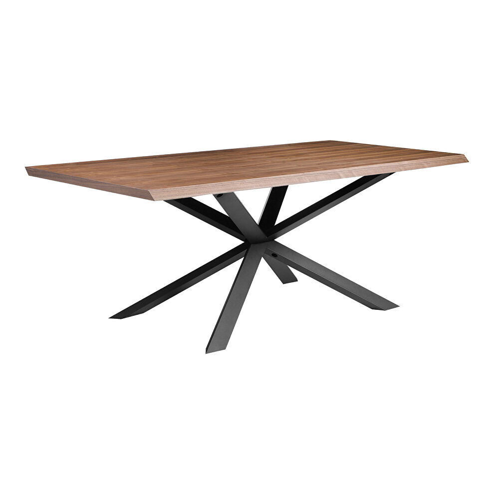 Contemporary dining table walnut by Moe's Home Collection
