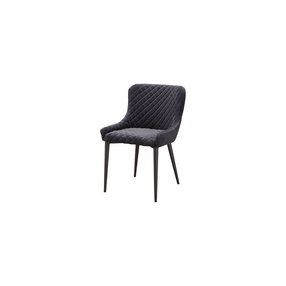 Contemporary dining chair dark gray by Moe's Home Collection
