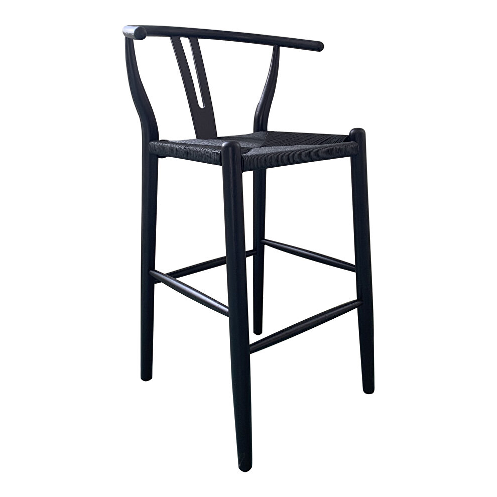 Scandinavian barstool black by Moe's Home Collection