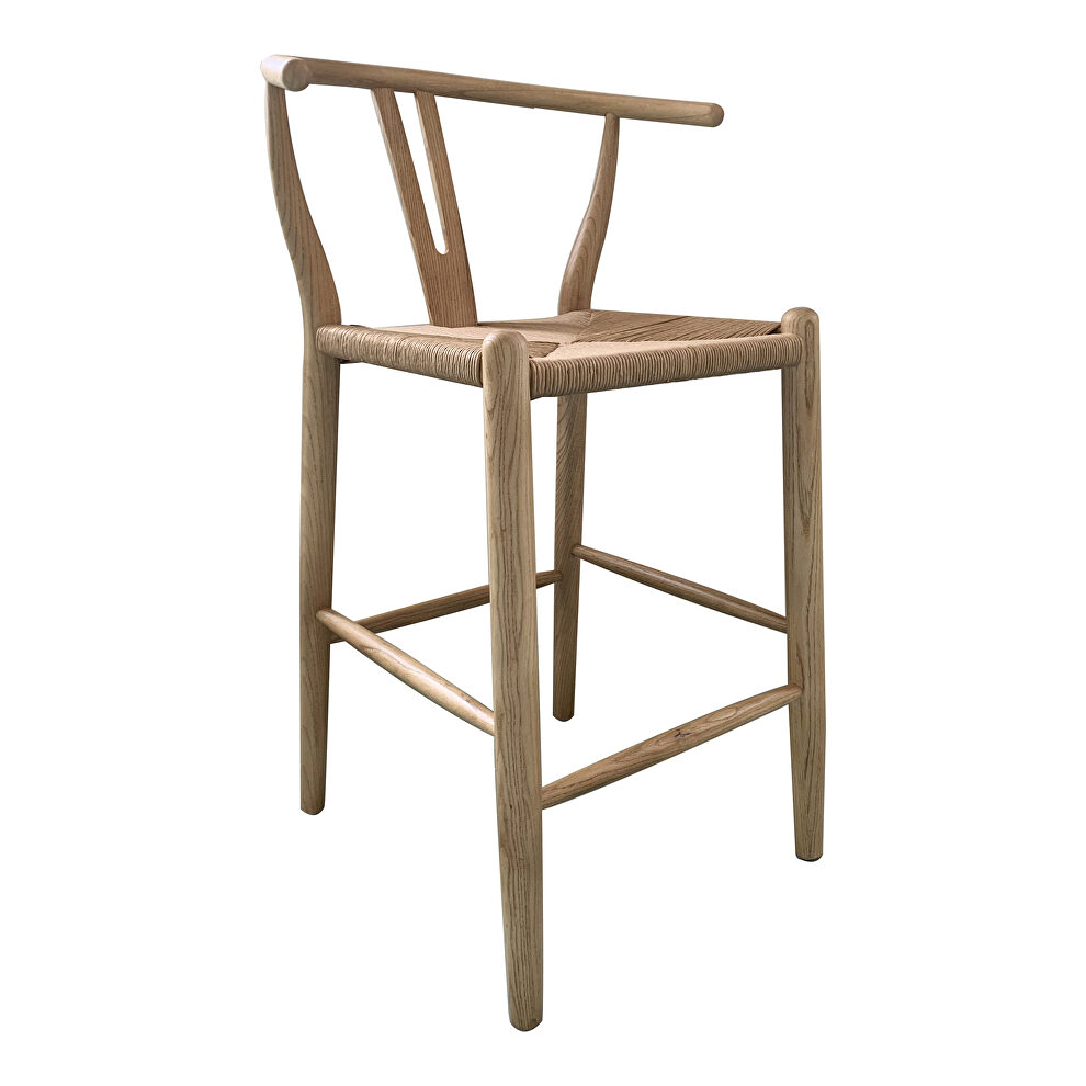 Scandinavian barstool natural by Moe's Home Collection