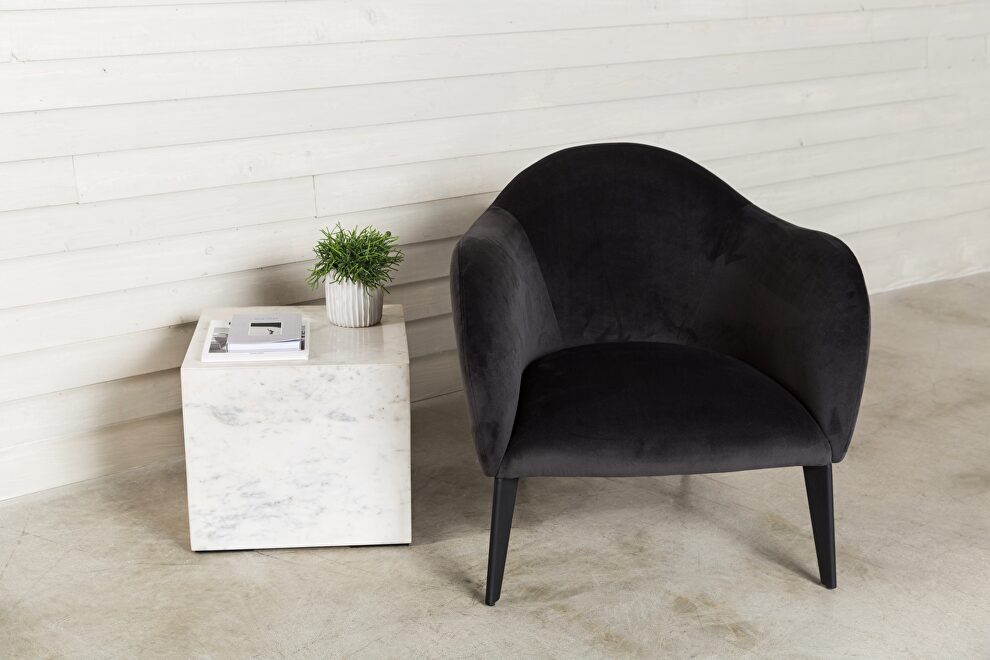 Contemporary chair dark gray by Moe's Home Collection
