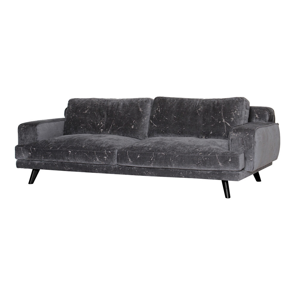Contemporary sofa dark gray by Moe's Home Collection
