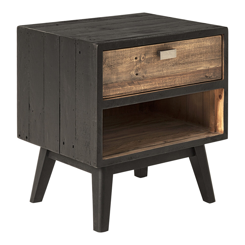 Rustic nightstand by Moe's Home Collection