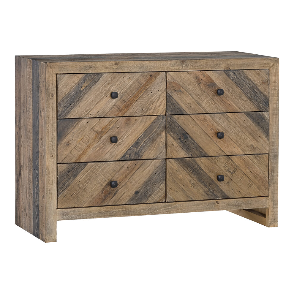 Rustic 6 drawer dresser by Moe's Home Collection
