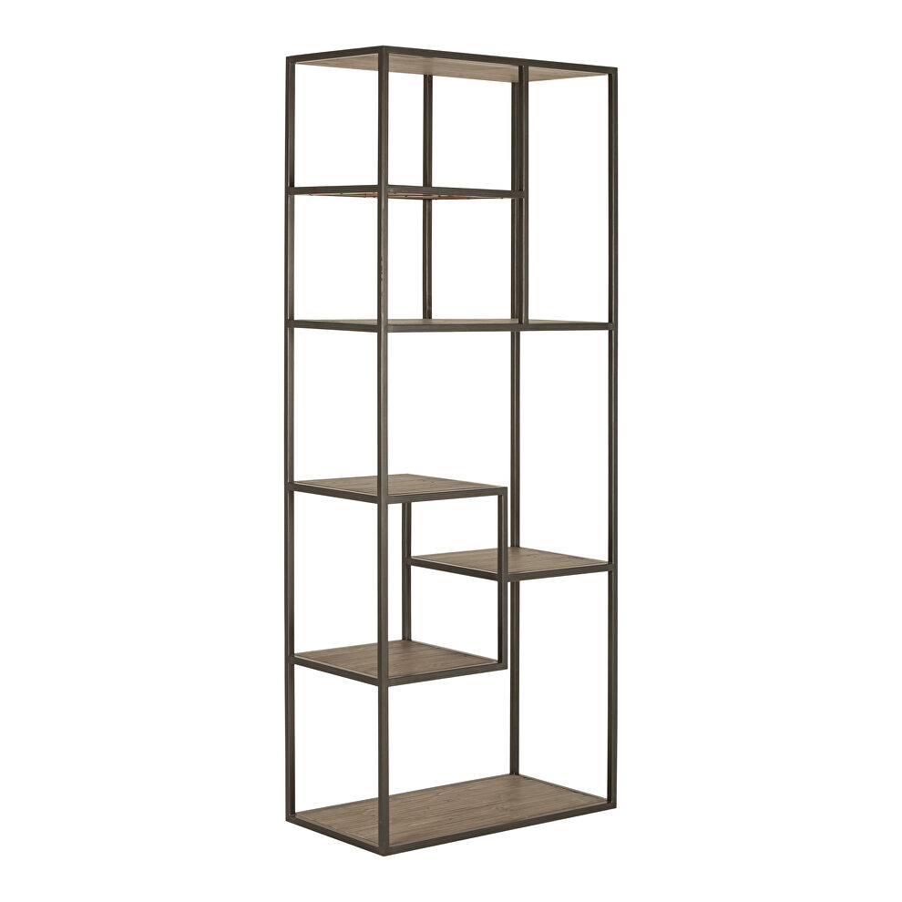 Rustic bookshelf by Moe's Home Collection