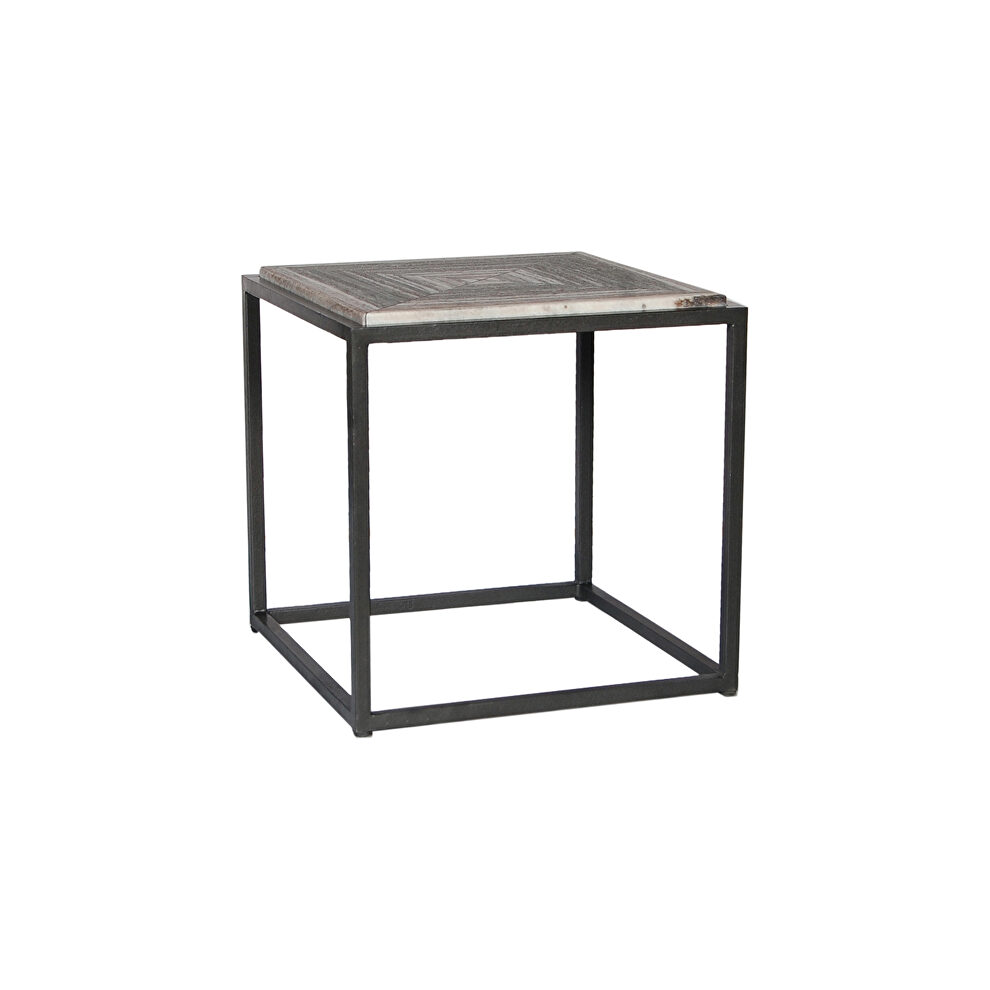 Contemporary marble side table by Moe's Home Collection