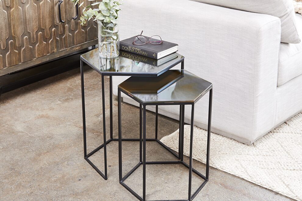 Contemporary accent tables set of 2 by Moe's Home Collection