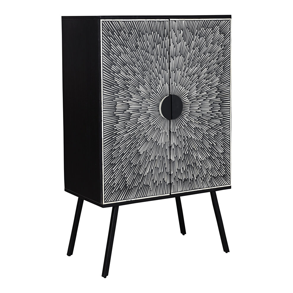 Art deco wine cabinet by Moe's Home Collection