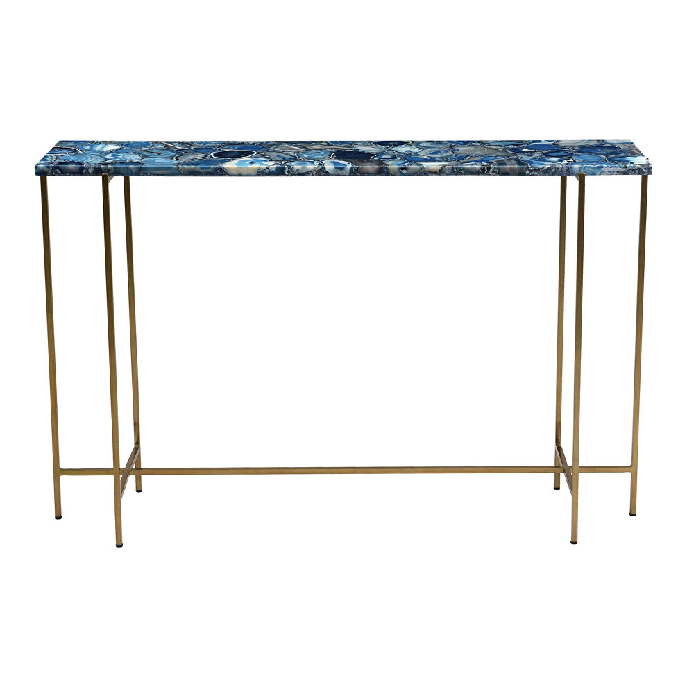 Art deco agate console table by Moe's Home Collection
