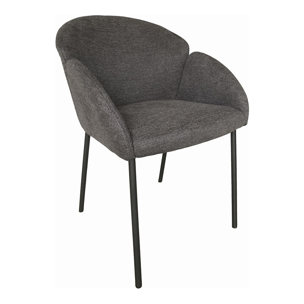 Retro dining chair dark gray-m2 by Moe's Home Collection