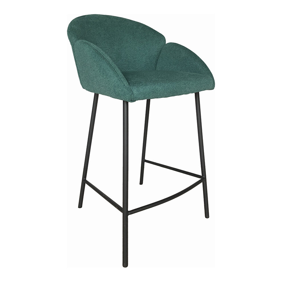 Retro counter stool green by Moe's Home Collection
