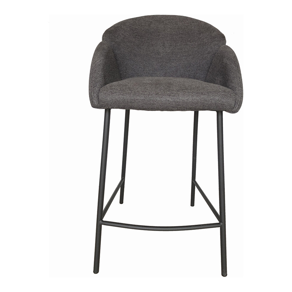 Retro counter stool dark gray by Moe's Home Collection