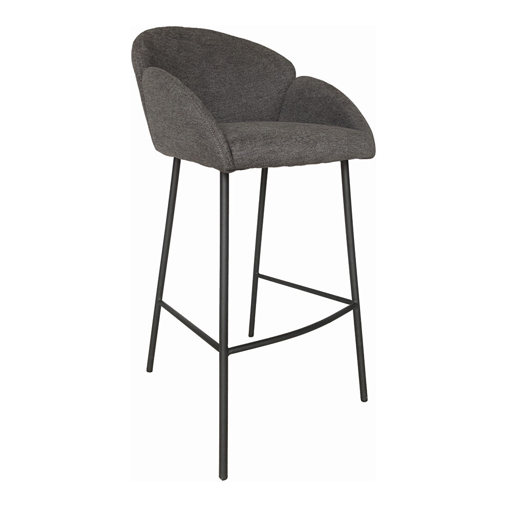 Retro barstool dark gray by Moe's Home Collection