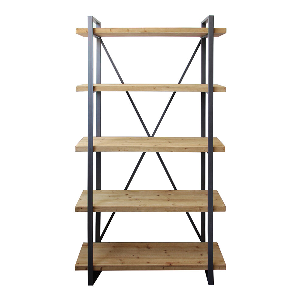 Rustic 5 level shelf natural by Moe's Home Collection