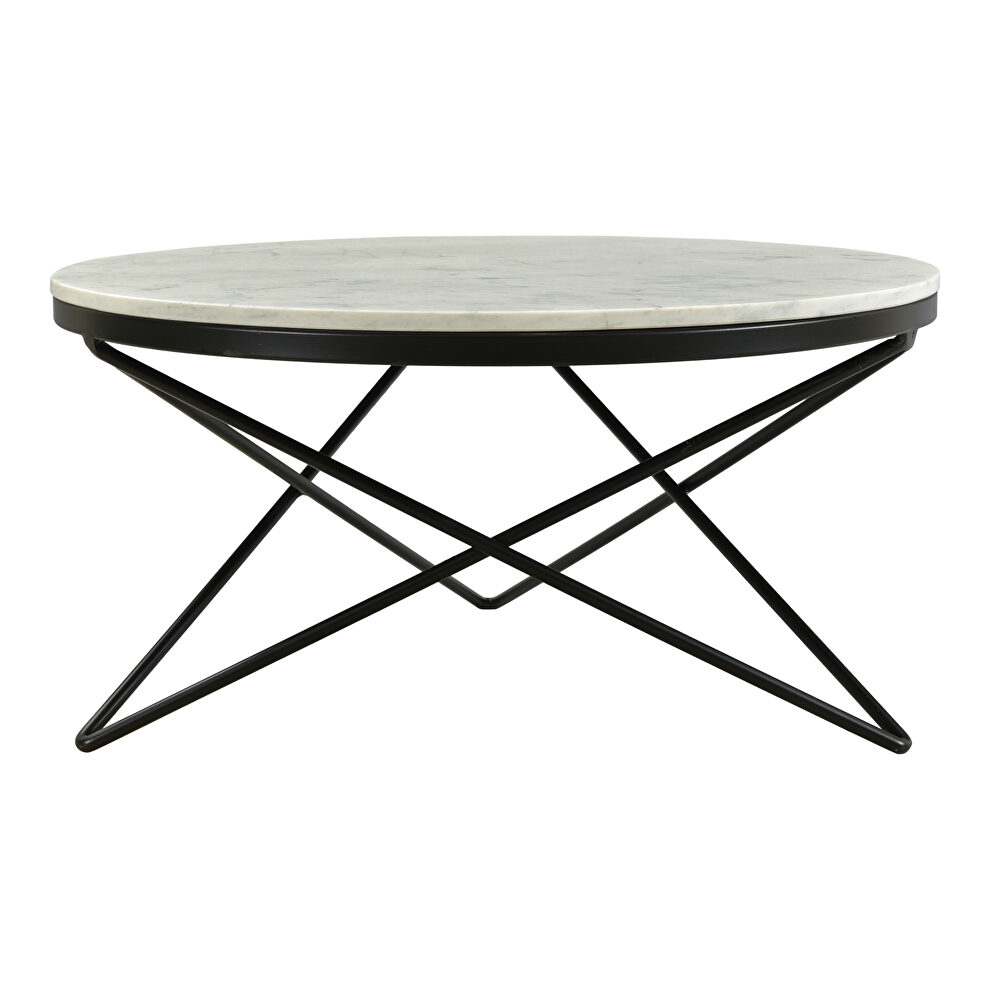 Contemporary coffee table black base by Moe's Home Collection