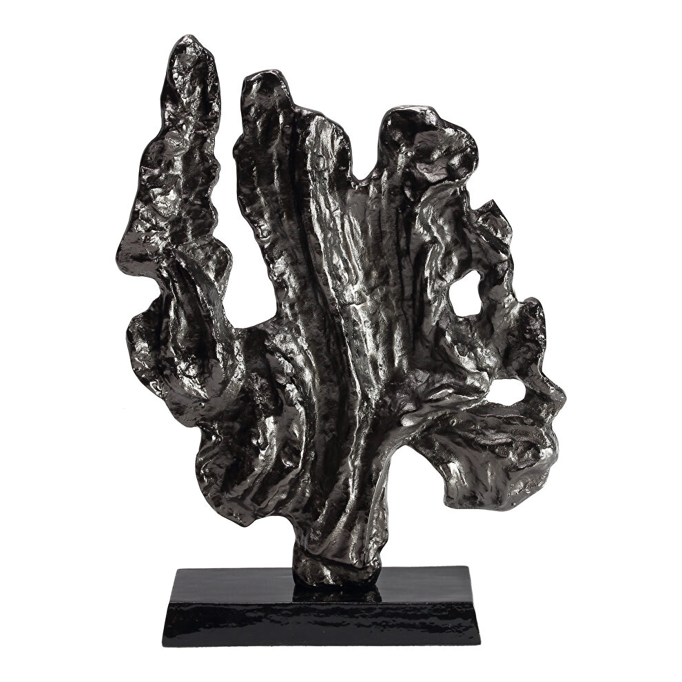 Contemporary sculpture large black nickel by Moe's Home Collection