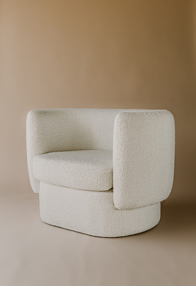 Contemporary chair maya white by Moe's Home Collection