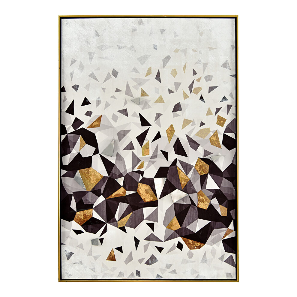 Art deco triangles wall decor by Moe's Home Collection