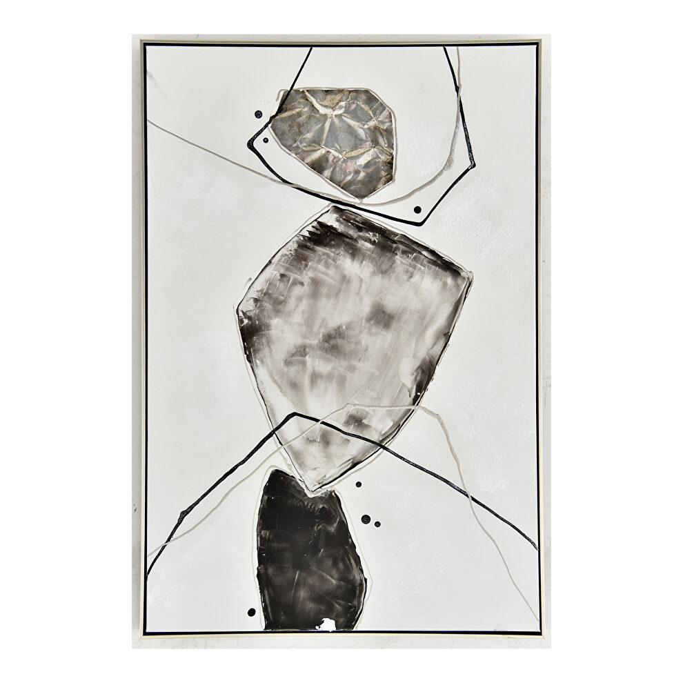 Contemporary stone abstract ii by Moe's Home Collection