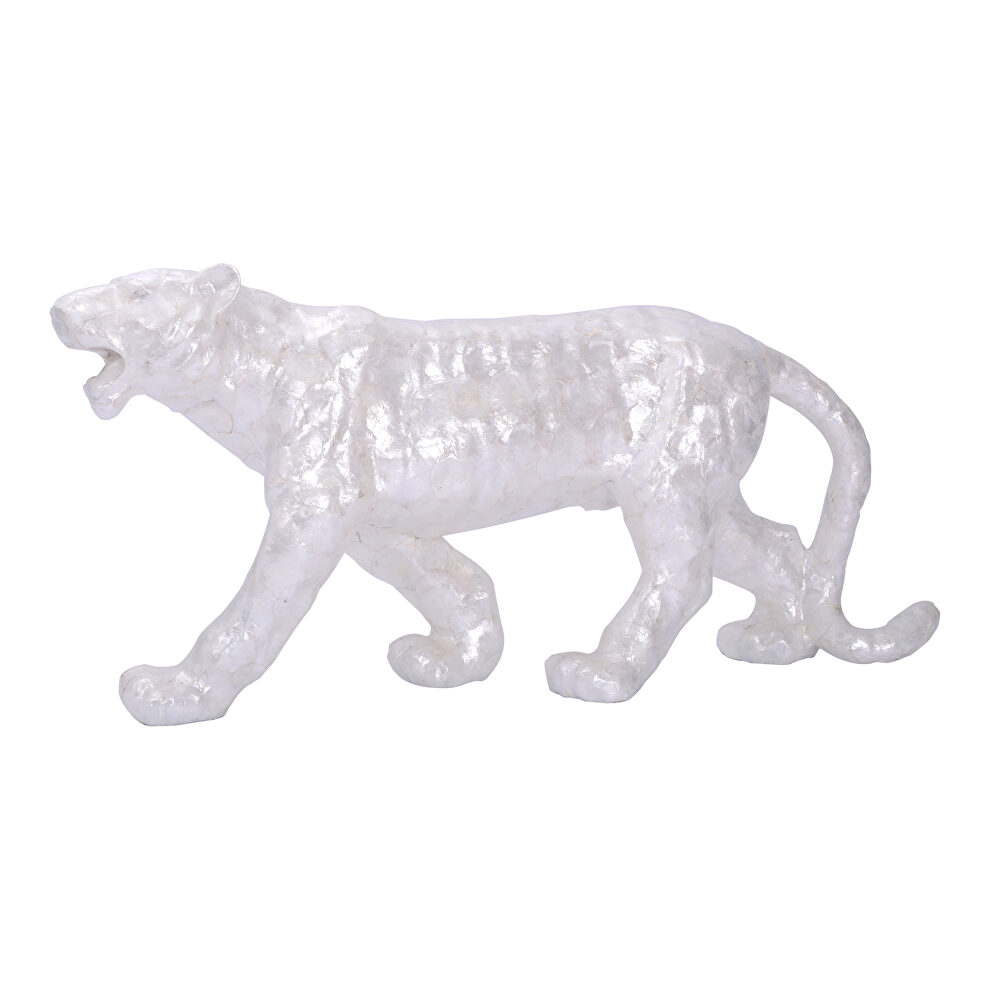 Contemporary tiger statue by Moe's Home Collection