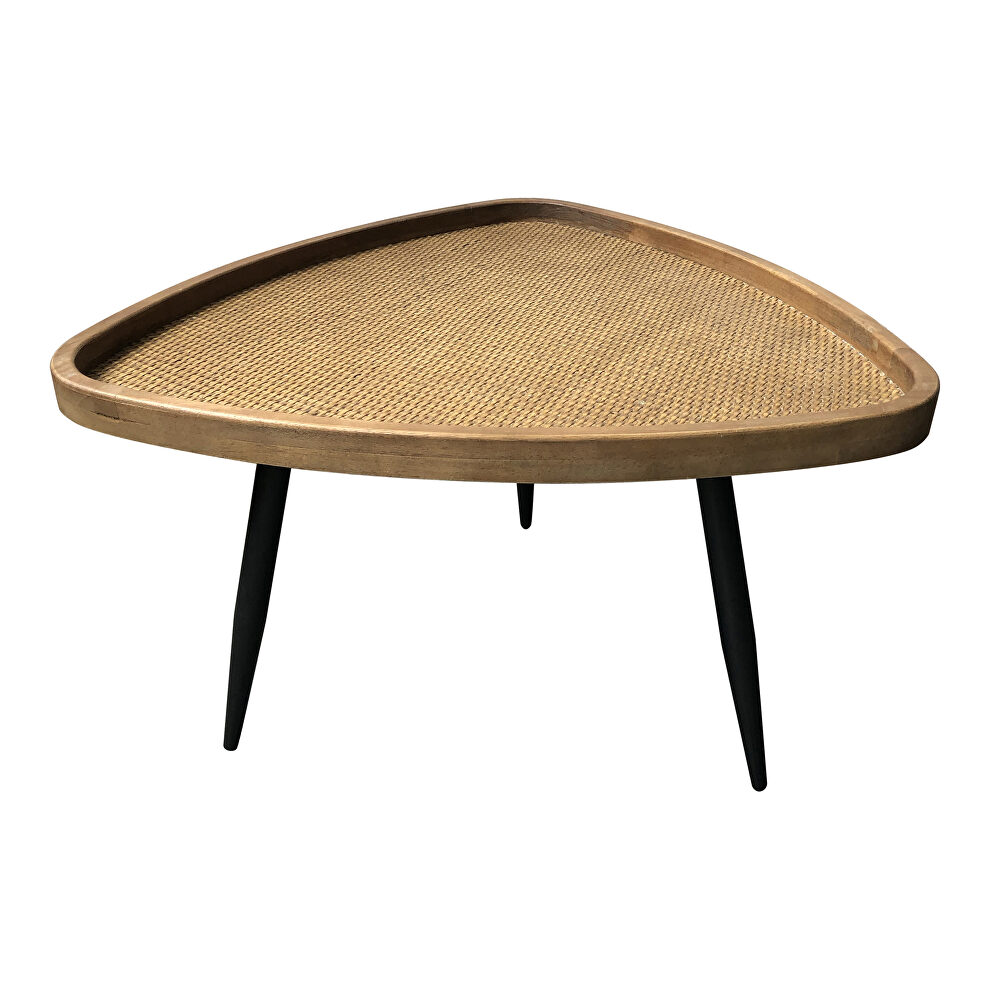 Scandinavian rattan coffee table by Moe's Home Collection