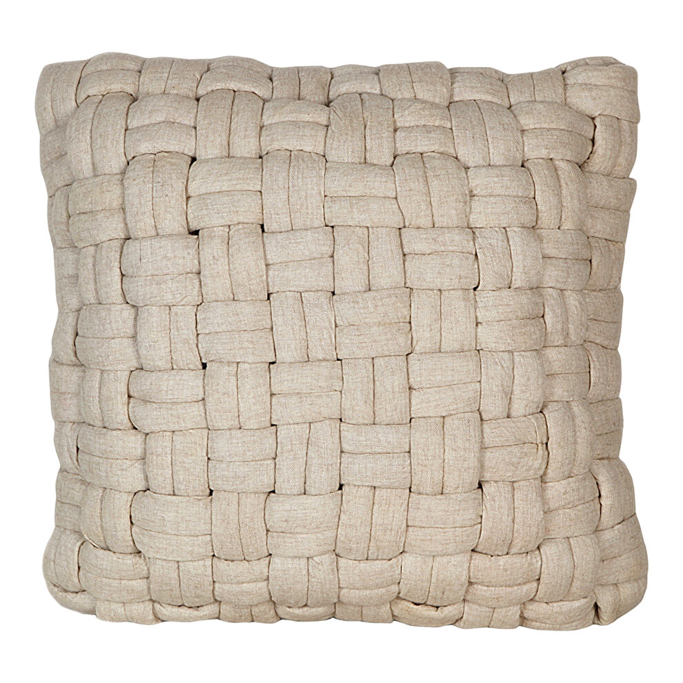Scandinavian wool pillow vanilla by Moe's Home Collection