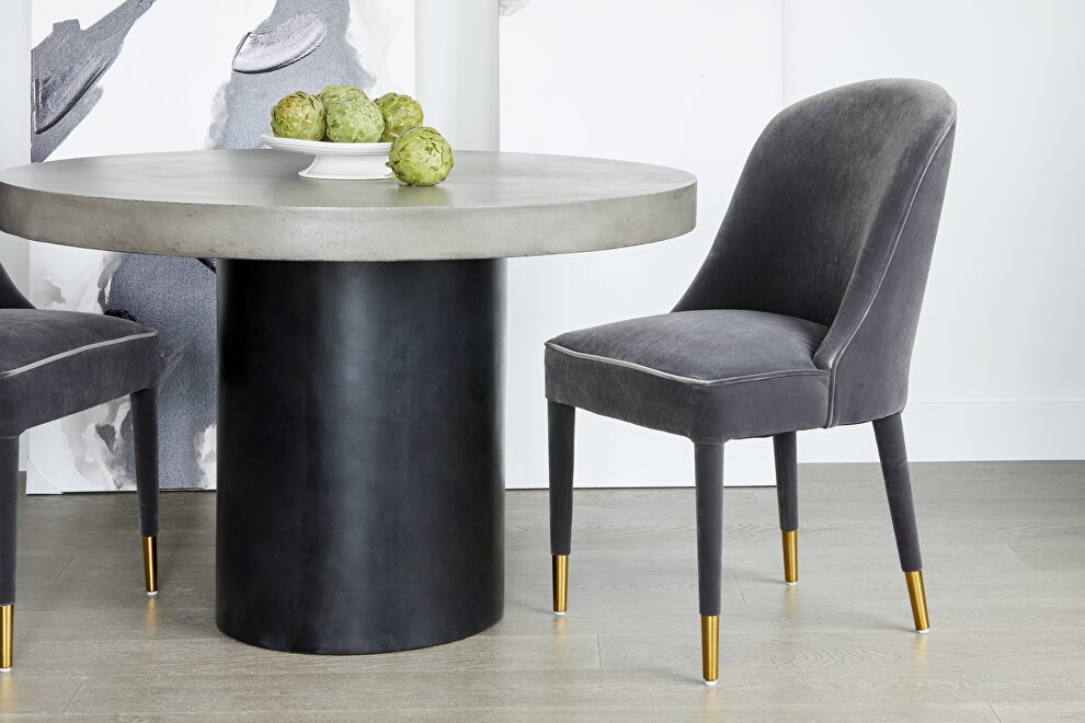 Contemporary dining chair gray-m2 by Moe's Home Collection