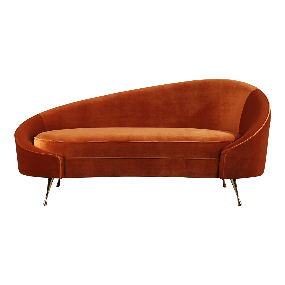 Retro chaise umber by Moe's Home Collection