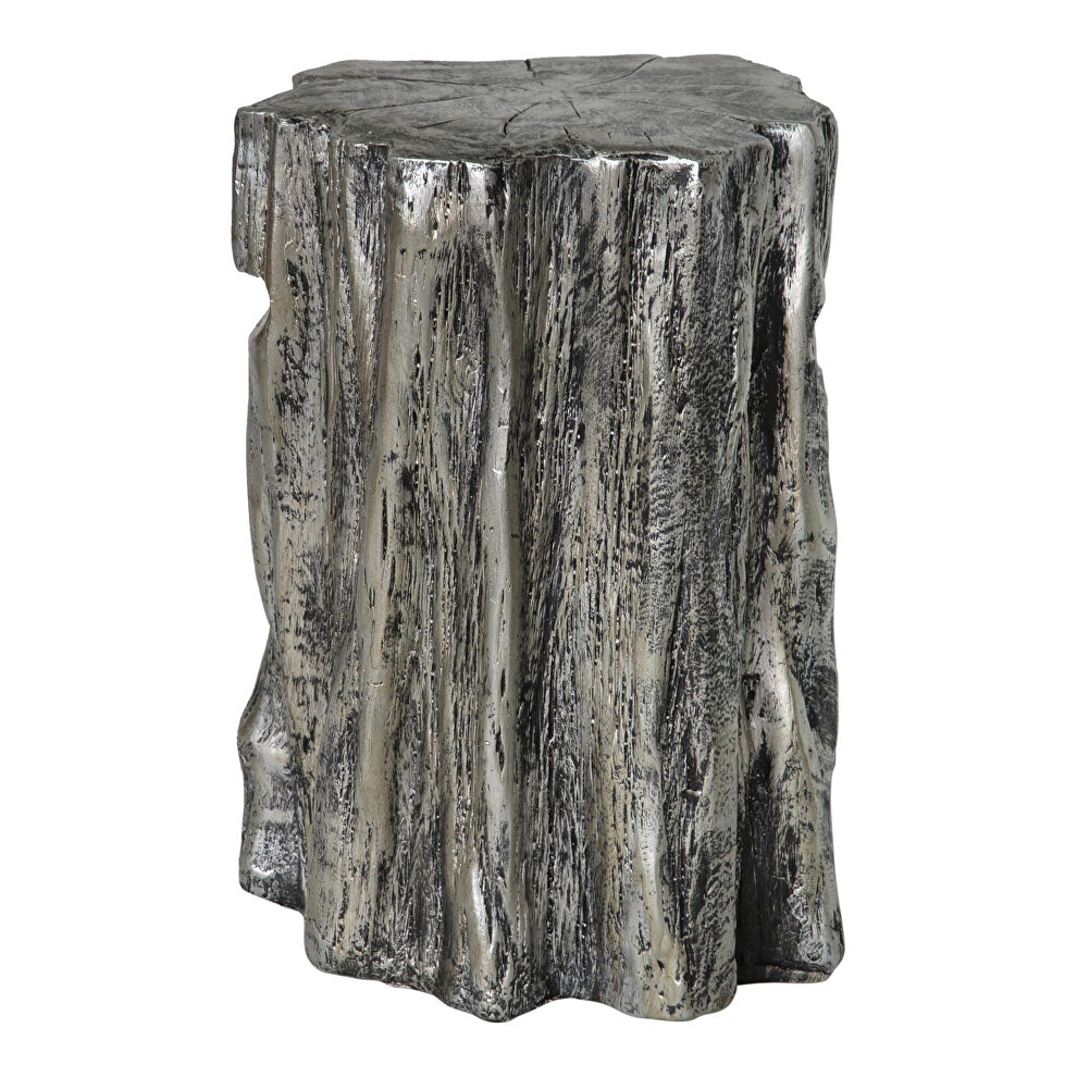 Contemporary stool antique silver by Moe's Home Collection
