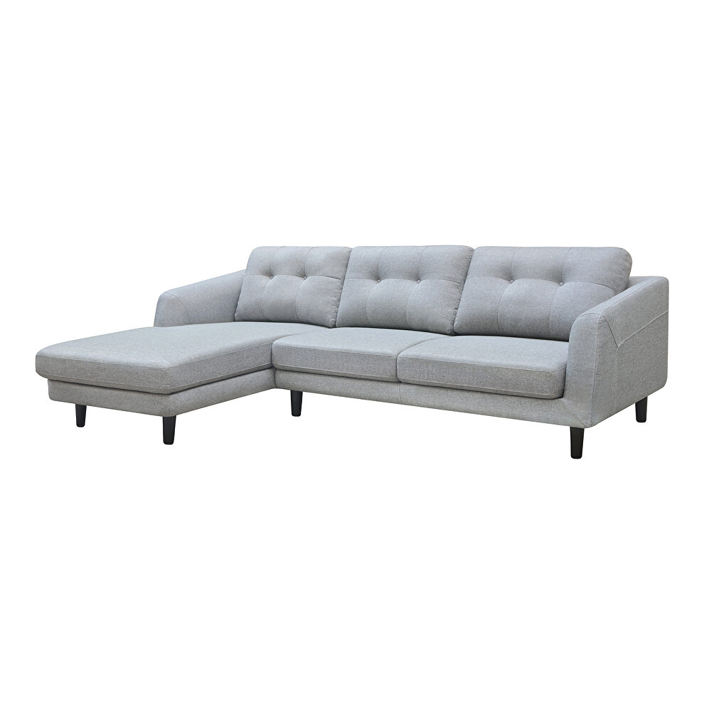 Scandinavian sectional dark gray left by Moe's Home Collection