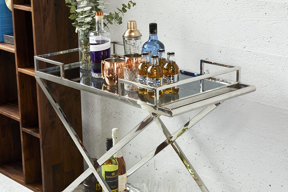 Contemporary bar cart by Moe's Home Collection