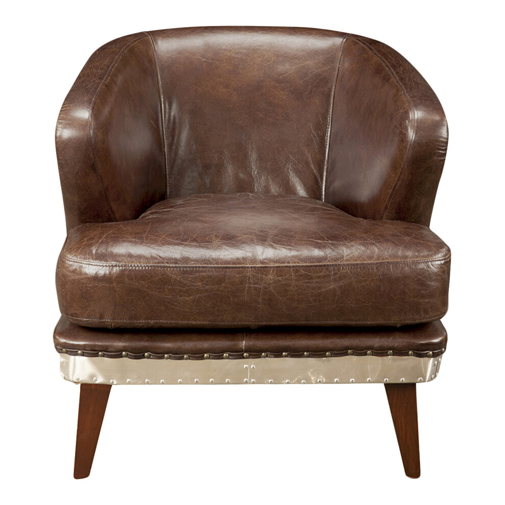 Industrial club chair brown by Moe's Home Collection