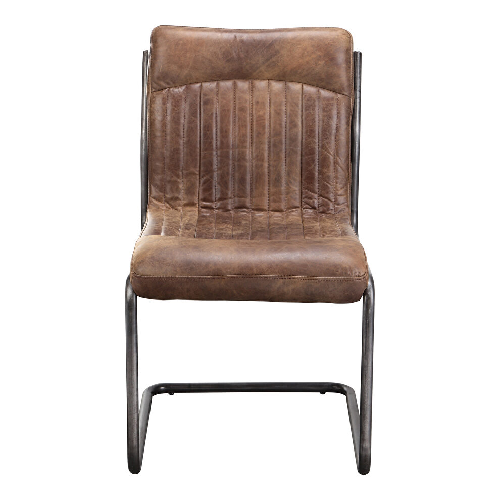 Industrial dining chair light brown-m2 by Moe's Home Collection