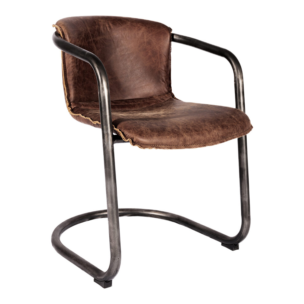 Industrial dining chair light brown-m2 by Moe's Home Collection