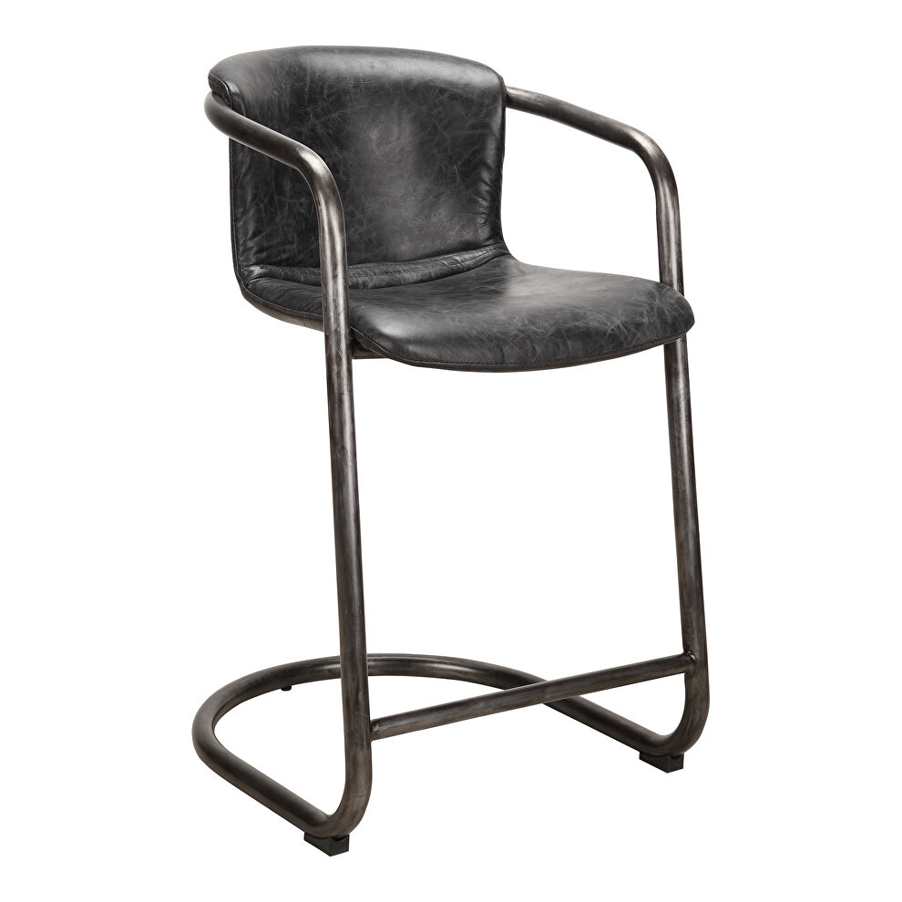 Industrial counter stool antique black-m2 by Moe's Home Collection