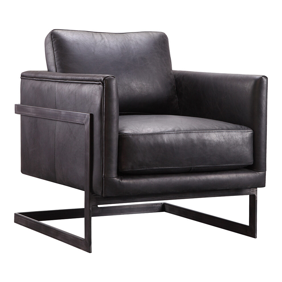 Modern club chair black by Moe's Home Collection