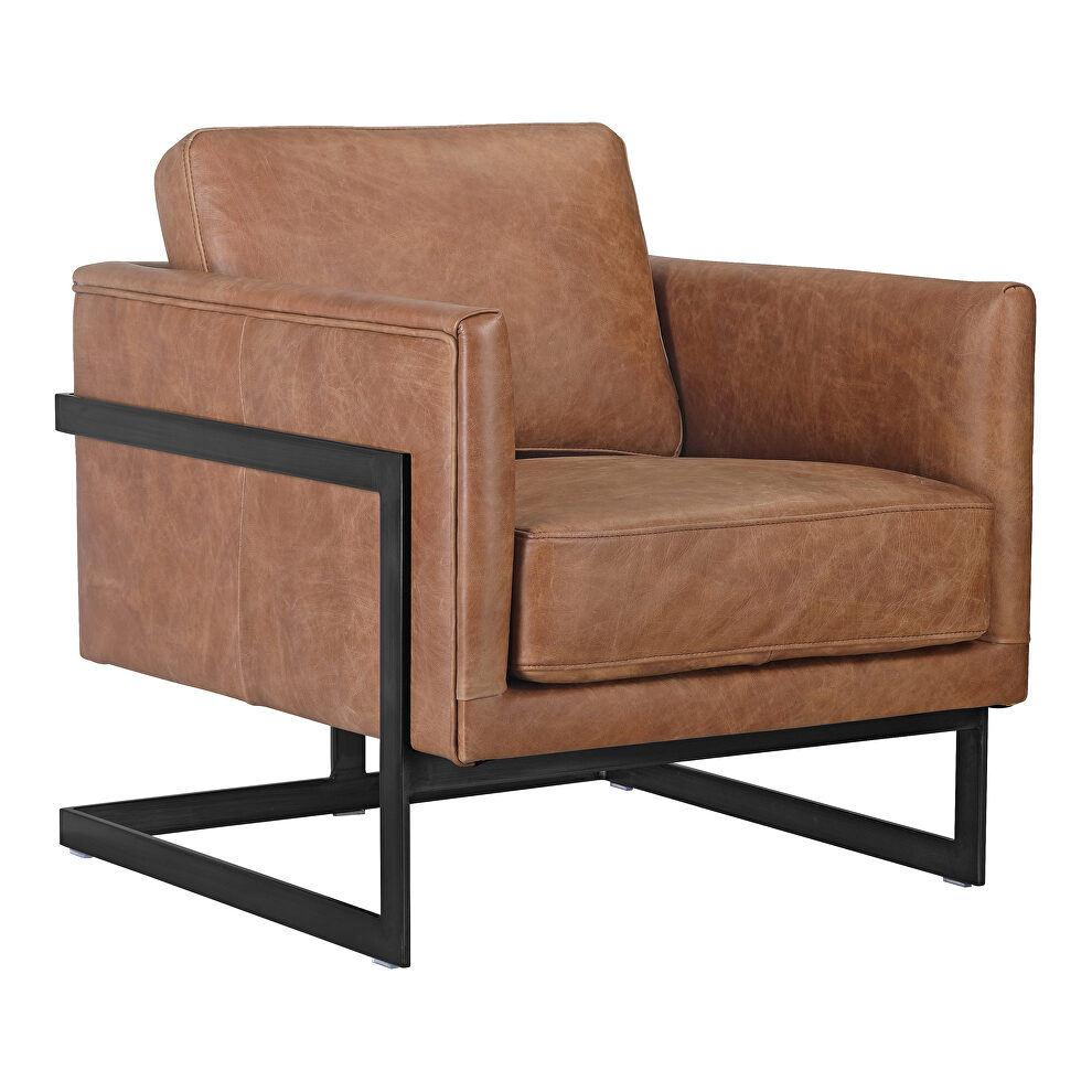 Modern club chair cappuccino by Moe's Home Collection