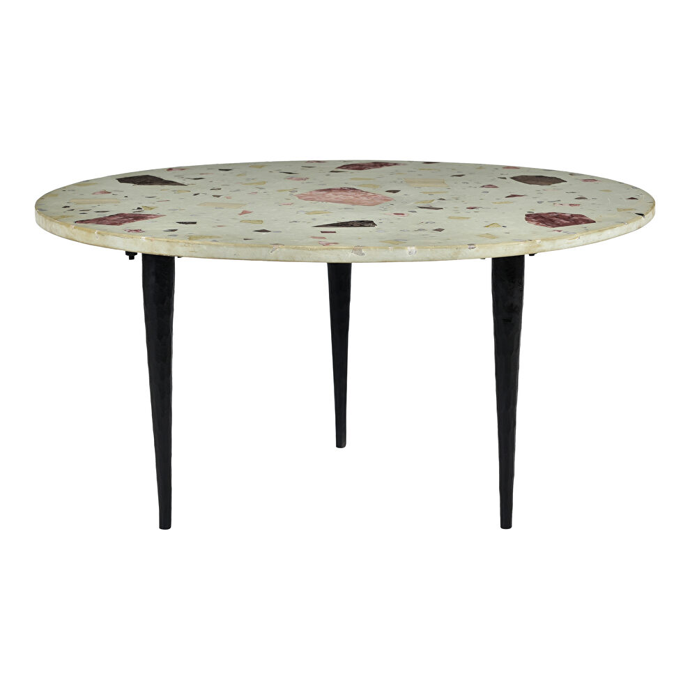Contemporary terrazzo coffee table by Moe's Home Collection