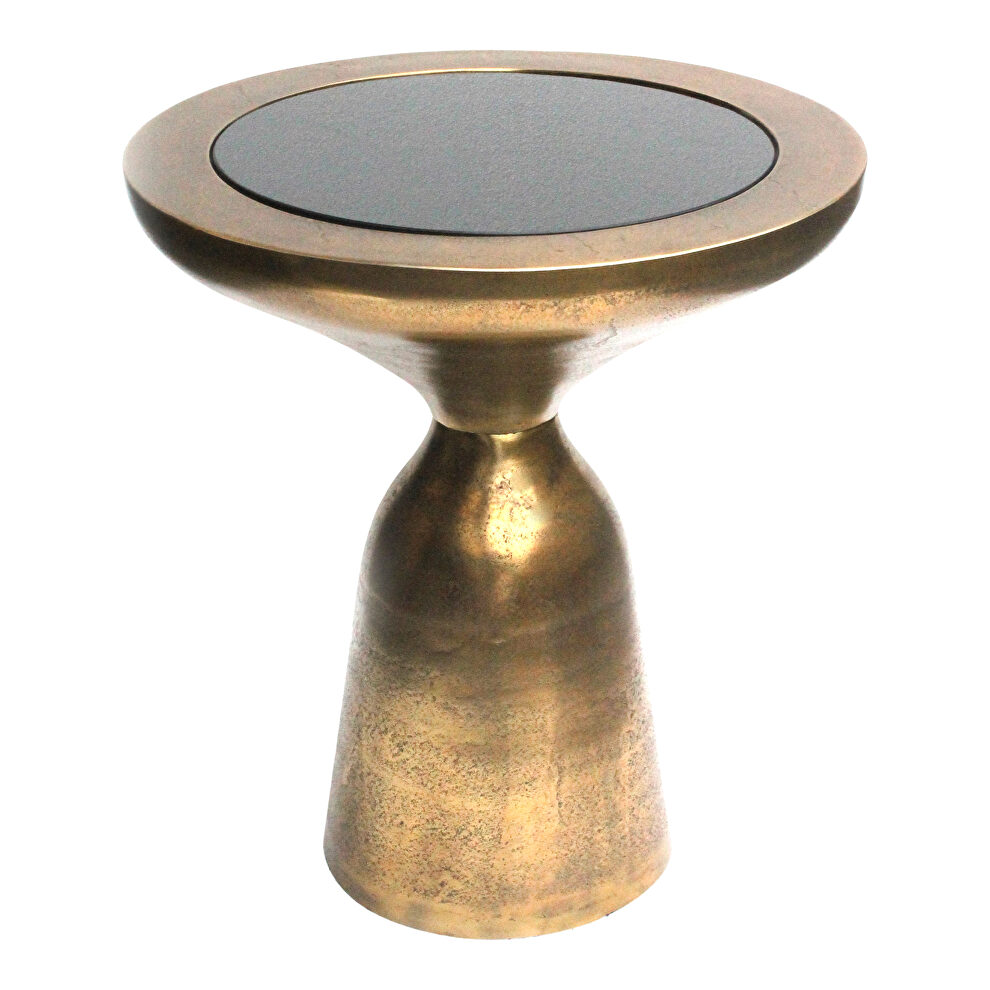 Retro accent table large antique brass by Moe's Home Collection