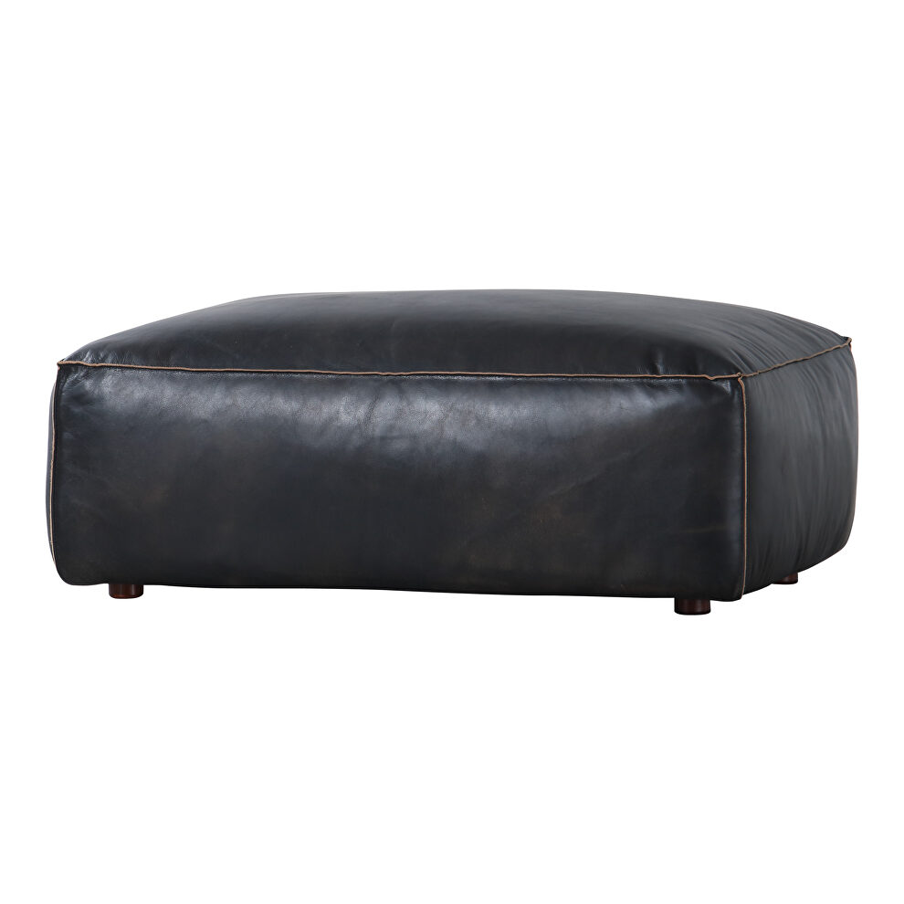 Scandinavian ottoman antique black by Moe's Home Collection