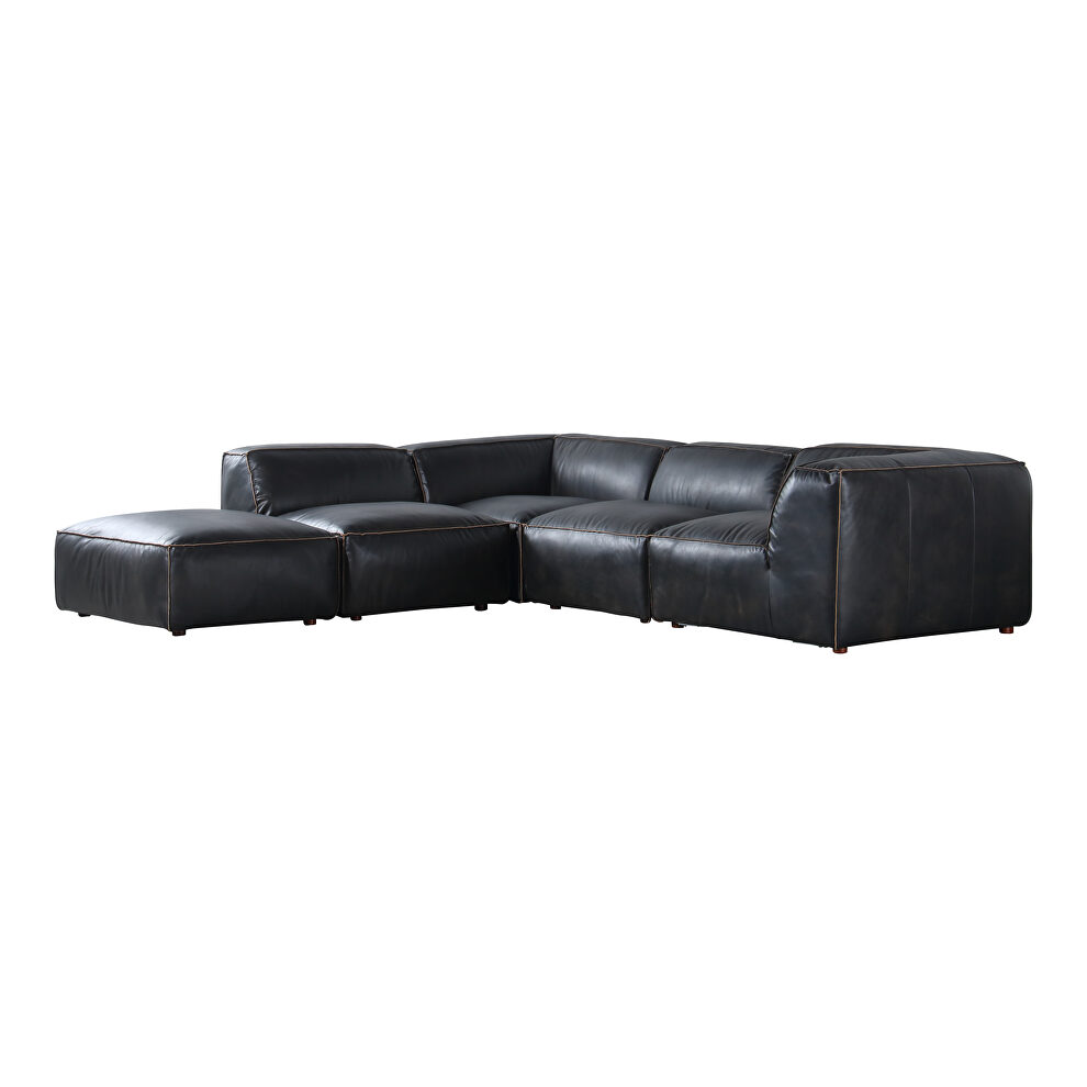 Scandinavian dream modular sectional antique black by Moe's Home Collection