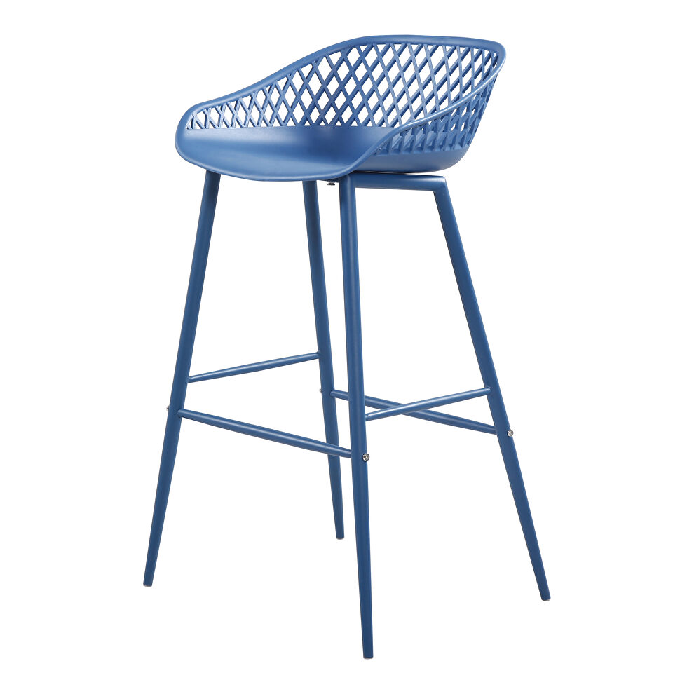 Contemporary outdoor barstool blue-m2 by Moe's Home Collection