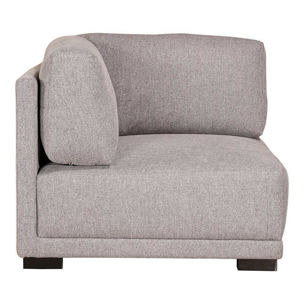 Contemporary corner chair gray by Moe's Home Collection