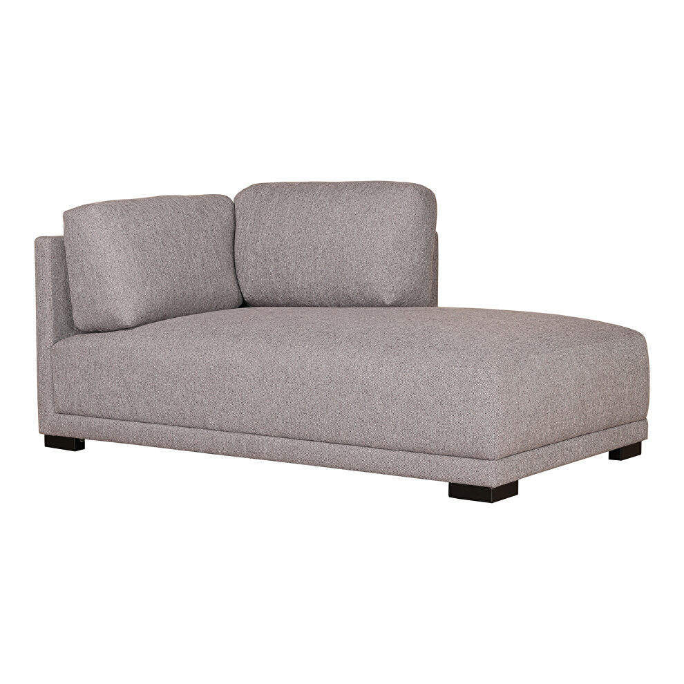 Contemporary chaise right gray by Moe's Home Collection