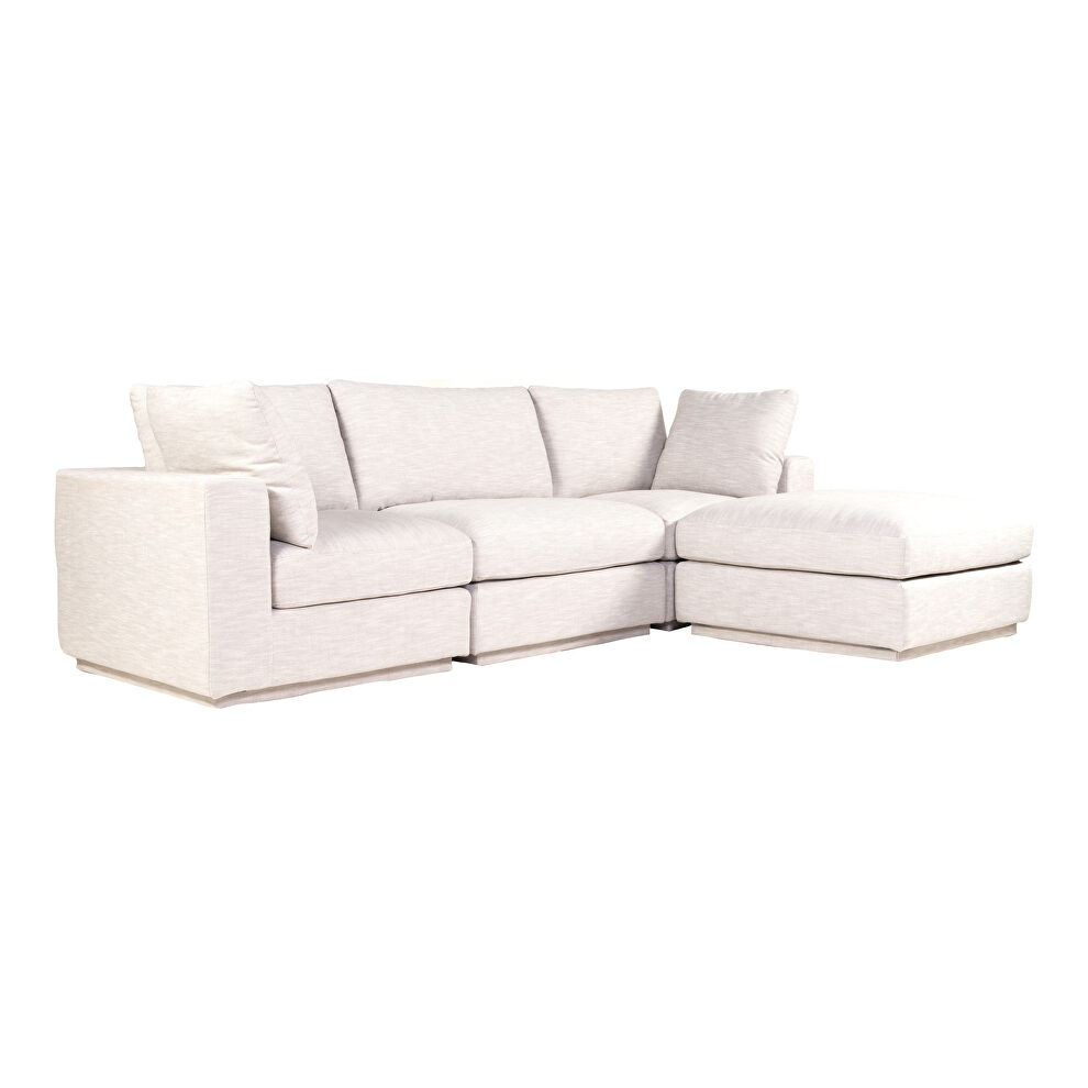Scandinavian lounge modular sectional taupe by Moe's Home Collection