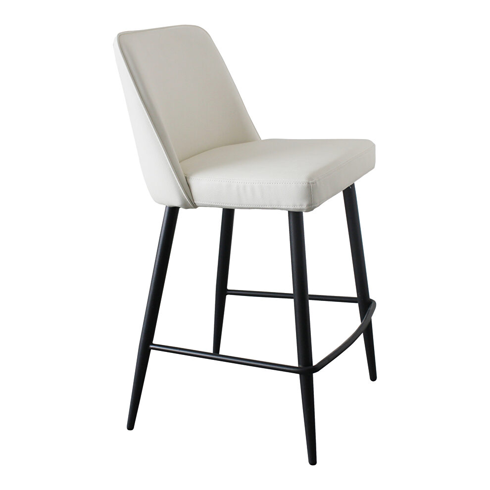 Contemporary counter stool ivory by Moe's Home Collection