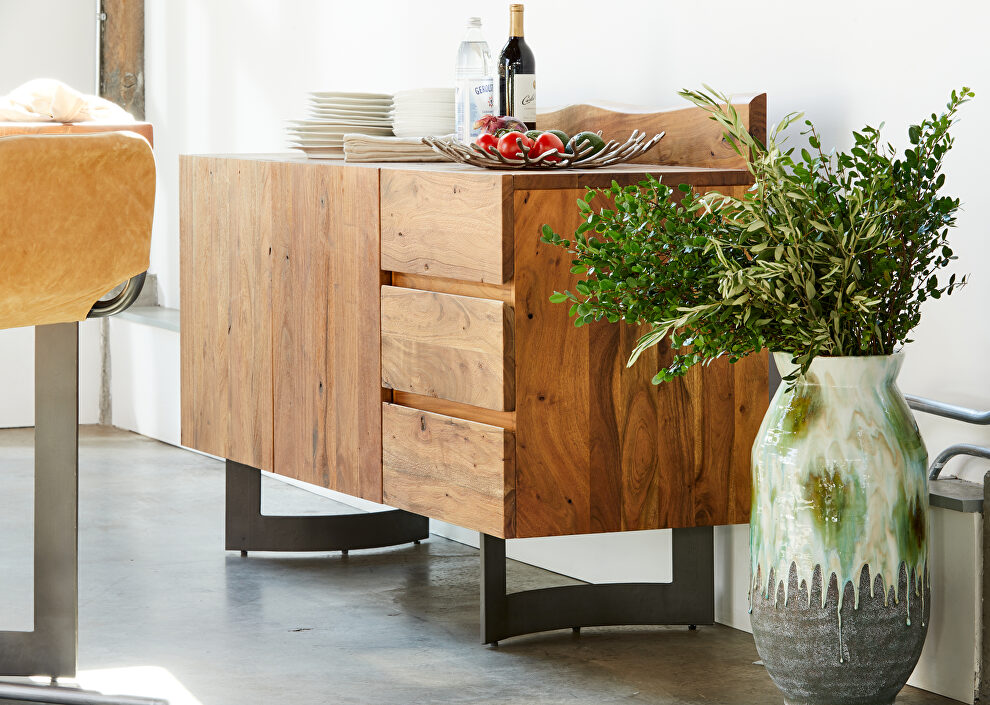 Industrial sideboard smoked by Moe's Home Collection
