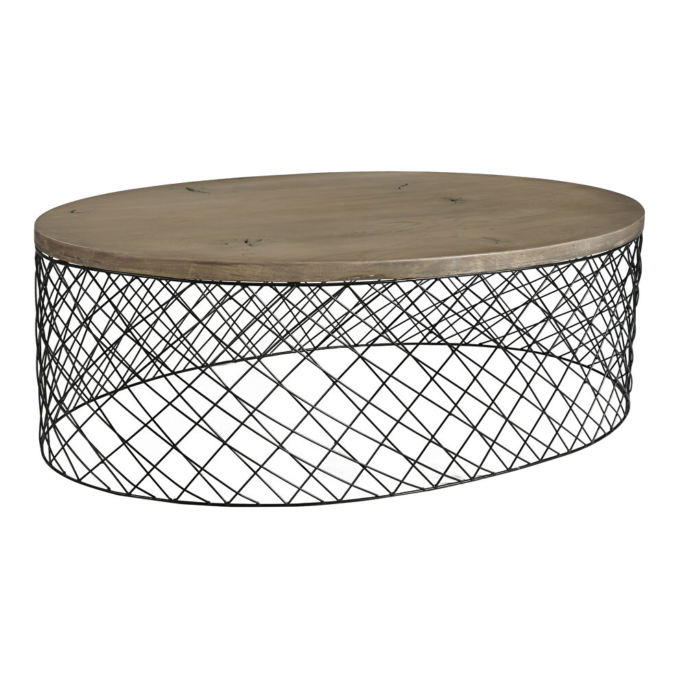Industrial coffee table by Moe's Home Collection