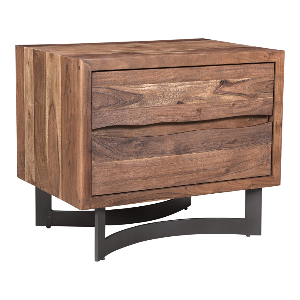 Industrial nightstand smoked by Moe's Home Collection